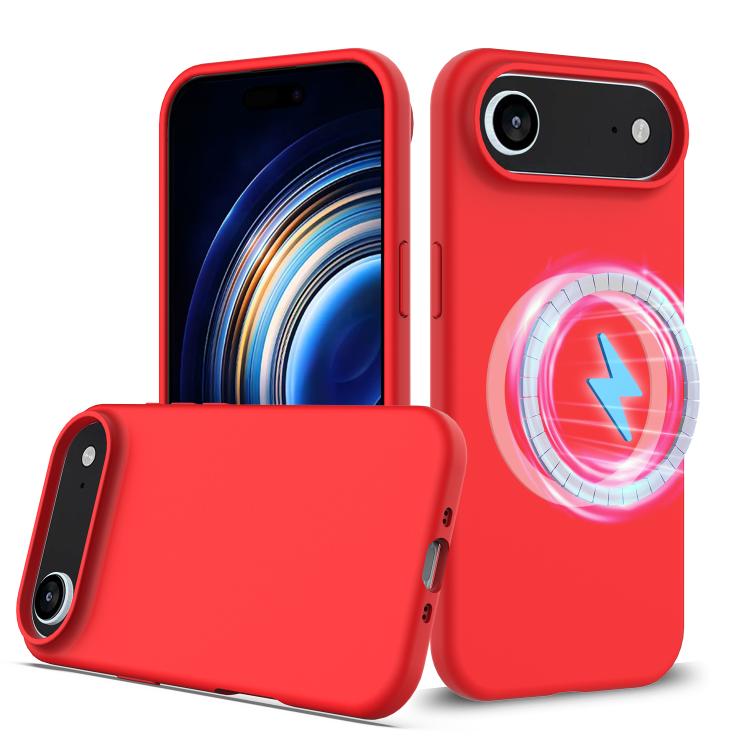 Capa para telemóvel em silicone anti-impactos com Magsafe, para iPhone 17e / 16e, para iPhone 17 Pro Max, para iPhone 17 Pro, para iPhone 17, para iPhone Air
