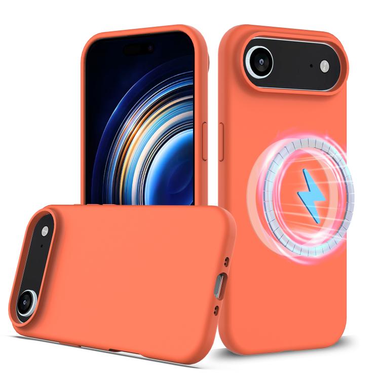 Capa para telemóvel em silicone anti-impactos com Magsafe, para iPhone 17e / 16e, para iPhone 17 Pro Max, para iPhone 17 Pro, para iPhone 17, para iPhone Air