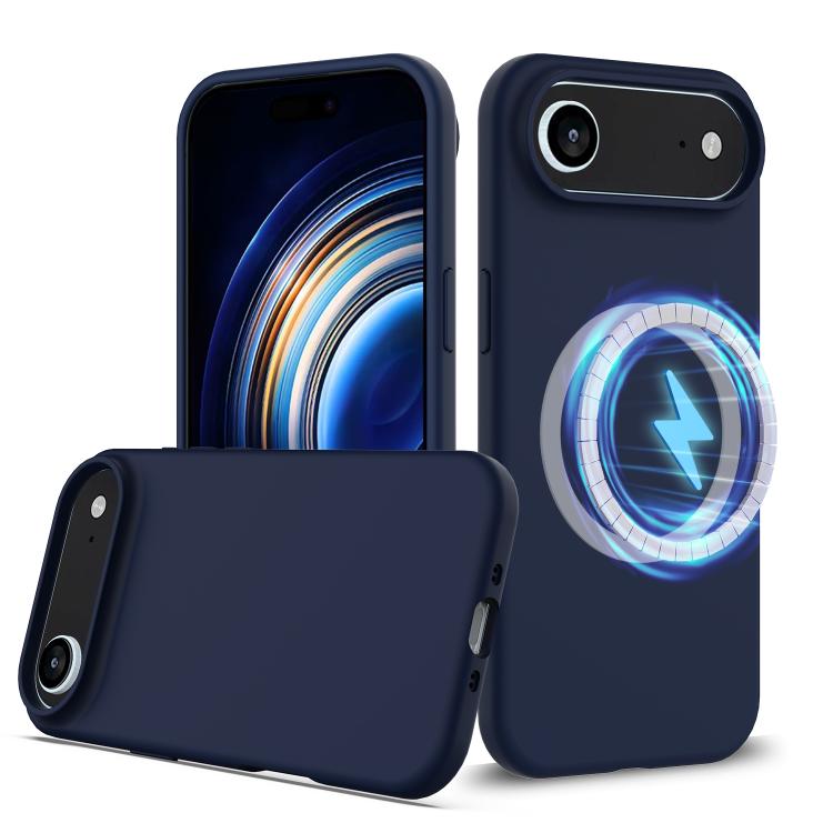 Capa para telemóvel em silicone anti-impactos com Magsafe, para iPhone 17e / 16e, para iPhone 17 Pro Max, para iPhone 17 Pro, para iPhone 17, para iPhone Air