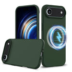 Capa para telemóvel em silicone anti-impactos com Magsafe, para iPhone 17e / 16e, para iPhone 17 Pro Max, para iPhone 17 Pro, para iPhone 17, para iPhone Air