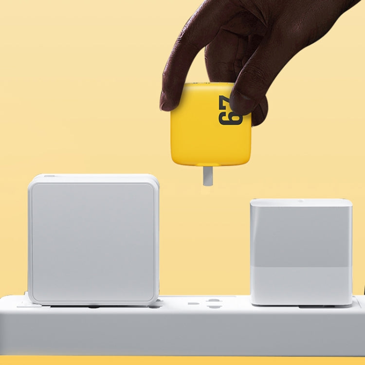 WK WP-U141 Carregador GaN 67W USB+Duplo USB-C / Type-C, Ficha CN, Ficha EUA, Ficha UE, Ficha UK