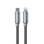 Cabo de Dados de Super Carregamento WK WDC-205 PD 20W USB-C/Type-C para 8 Pinos, Comprimento: 1m, WDC-205