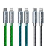 Cabo de Dados de Super Carregamento WK WDC-205 PD 20W USB-C/Type-C para 8 Pinos, Comprimento: 1m, WDC-205