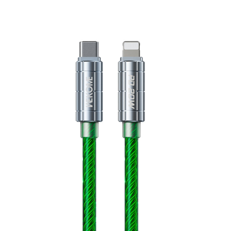 Cabo de Dados de Super Carregamento WK WDC-205 PD 20W USB-C/Type-C para 8 Pinos, Comprimento: 1m, WDC-205