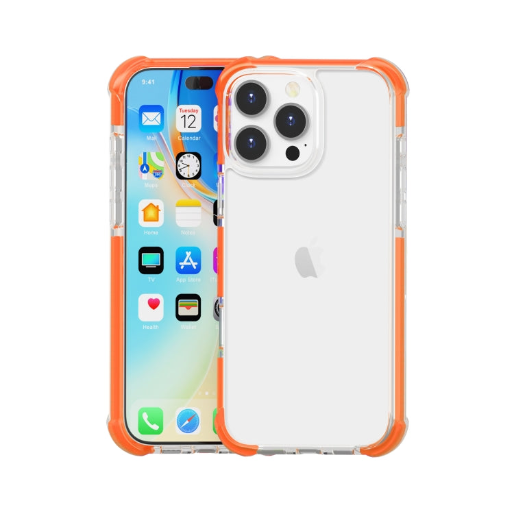 Capa de Telemóvel Híbrida em TPU e Acrílico Antichoque com Proteção nos Quatro Cantos, Para iPhone 16 Pro Max, Para iPhone 16 Pro, Para iPhone 16 Plus, Para iPhone 16