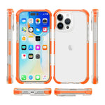 Capa de Telemóvel Híbrida em TPU e Acrílico Antichoque com Proteção nos Quatro Cantos, Para iPhone 16 Pro Max, Para iPhone 16 Pro, Para iPhone 16 Plus, Para iPhone 16