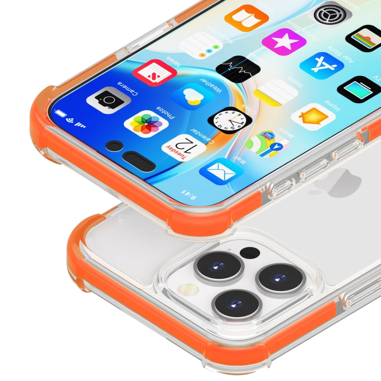 Capa de Telemóvel Híbrida em TPU e Acrílico Antichoque com Proteção nos Quatro Cantos, Para iPhone 16 Pro Max, Para iPhone 16 Pro, Para iPhone 16 Plus, Para iPhone 16