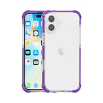 Capa de Telemóvel Híbrida em TPU e Acrílico Antichoque com Proteção nos Quatro Cantos, Para iPhone 16 Pro Max, Para iPhone 16 Pro, Para iPhone 16 Plus, Para iPhone 16