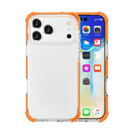 Capa de Telemóvel Híbrida em TPU e Acrílico Antichoque com Proteção nos Quatro Cantos, Para iPhone 17 Pro Max, Para iPhone 17 Pro, Para iPhone 17, Para iPhone Air