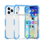 Capa de Telemóvel Híbrida em TPU e Acrílico Antichoque com Proteção nos Quatro Cantos, Para iPhone 17 Pro Max, Para iPhone 17 Pro, Para iPhone 17, Para iPhone Air