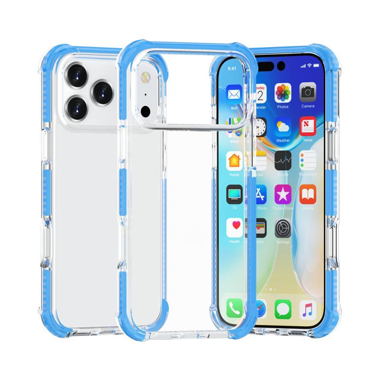 Capa de Telemóvel Híbrida em TPU e Acrílico Antichoque com Proteção nos Quatro Cantos, Para iPhone 17 Pro Max, Para iPhone 17 Pro, Para iPhone 17, Para iPhone Air