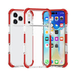Capa de Telemóvel Híbrida em TPU e Acrílico Antichoque com Proteção nos Quatro Cantos, Para iPhone 17 Pro Max, Para iPhone 17 Pro, Para iPhone 17, Para iPhone Air