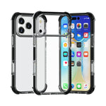 Capa de Telemóvel Híbrida em TPU e Acrílico Antichoque com Proteção nos Quatro Cantos, Para iPhone 17 Pro Max, Para iPhone 17 Pro, Para iPhone 17, Para iPhone Air