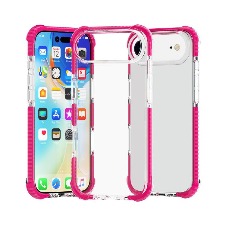 Capa de Telemóvel Híbrida em TPU e Acrílico Antichoque com Proteção nos Quatro Cantos, Para iPhone 17 Pro Max, Para iPhone 17 Pro, Para iPhone 17, Para iPhone Air