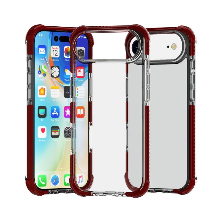 Capa de Telemóvel Híbrida em TPU e Acrílico Antichoque com Proteção nos Quatro Cantos, Para iPhone 17 Pro Max, Para iPhone 17 Pro, Para iPhone 17, Para iPhone Air