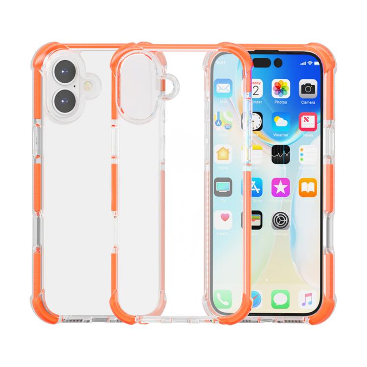 Capa de Telemóvel Híbrida em TPU e Acrílico Antichoque com Proteção nos Quatro Cantos, Para iPhone 17 Pro Max, Para iPhone 17 Pro, Para iPhone 17, Para iPhone Air