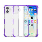 Capa de Telemóvel Híbrida em TPU e Acrílico Antichoque com Proteção nos Quatro Cantos, Para iPhone 17 Pro Max, Para iPhone 17 Pro, Para iPhone 17, Para iPhone Air