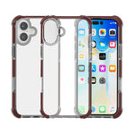 Capa de Telemóvel Híbrida em TPU e Acrílico Antichoque com Proteção nos Quatro Cantos, Para iPhone 17 Pro Max, Para iPhone 17 Pro, Para iPhone 17, Para iPhone Air