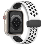 Magnetic Buckle Silicone Watch Band, For Apple Watch 6 44mm, For Apple Watch 5 44mm, For Apple Watch 5 40mm