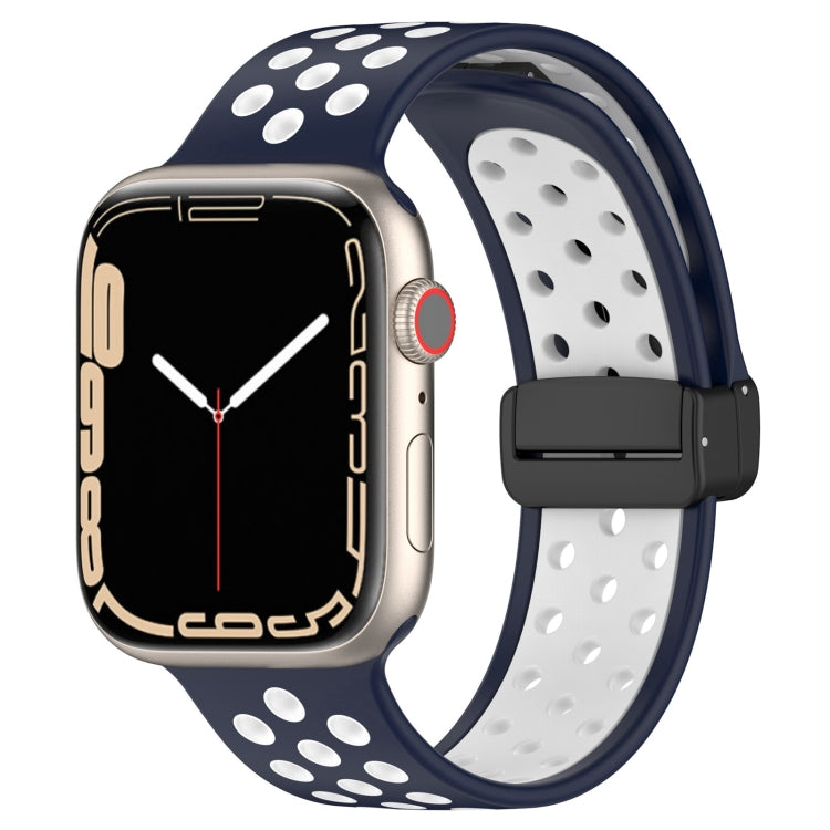 Magnetic Buckle Silicone Watch Band, For Apple Watch 4 44mm, For Apple Watch 4 40mm, For Apple Watch 3 38mm