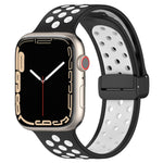 Magnetic Buckle Silicone Watch Band, For Apple Watch 4 44mm, For Apple Watch 4 40mm, For Apple Watch 3 38mm