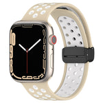 Correia de Relógio em Silicone com Fivela Magnética, Para Apple Watch 3 42mm, Para Apple Watch 2 42mm, Para Apple Watch 2 38mm