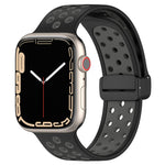 Correia de Relógio em Silicone com Fivela Magnética, Para Apple Watch 3 42mm, Para Apple Watch 2 42mm, Para Apple Watch 2 38mm
