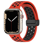 Correia de Relógio em Silicone com Fivela Magnética, Para Apple Watch 3 42mm, Para Apple Watch 2 42mm, Para Apple Watch 2 38mm