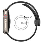 Correia de Relógio em Silicone com Fivela Magnética, Para Apple Watch 3 42mm, Para Apple Watch 2 42mm, Para Apple Watch 2 38mm