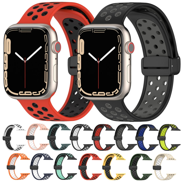 Correia de Relógio em Silicone com Fivela Magnética, Para Apple Watch 3 42mm, Para Apple Watch 2 42mm, Para Apple Watch 2 38mm