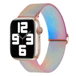 Correia de Relógio de Nylon Substituta com Padrão Pintado, Para Apple Watch SE 40mm, Para Apple Watch SE 44mm, Para Apple Watch 6 40mm, Para Apple Watch 6 44mm, Para Apple Watch 5 44mm, Para Apple Watch 5 40mm