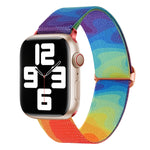 Correia de Relógio de Nylon Substituta com Padrão Pintado, Para Apple Watch SE 40mm, Para Apple Watch SE 44mm, Para Apple Watch 6 40mm, Para Apple Watch 6 44mm, Para Apple Watch 5 44mm, Para Apple Watch 5 40mm