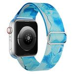 Correia de Relógio de Nylon Substituta com Padrão Pintado, Para Apple Watch 4 44mm, Para Apple Watch 4 40mm, Para Apple Watch 3 38mm, Para Apple Watch 3 42mm, Para Apple Watch 2 42mm, Para Apple Watch 2 38mm