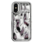 Capa de telemóvel TPU com textura de meteorito eletroplatinada, para iPhone 11 Pro, para iPhone X / XS, para iPhone XR, para iPhone XS Max