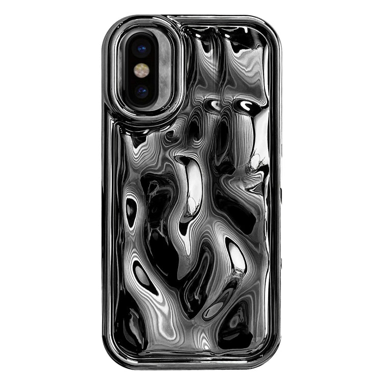 Capa de telemóvel TPU com textura de meteorito eletroplatinada, para iPhone 11 Pro, para iPhone X / XS, para iPhone XR, para iPhone XS Max