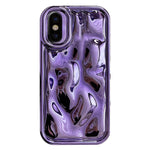 Capa de telemóvel TPU com textura de meteorito eletroplatinada, para iPhone 11 Pro, para iPhone X / XS, para iPhone XR, para iPhone XS Max