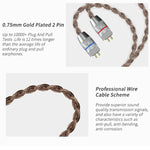 CCA CCA-C10 Plugue de 3,5 mm Banhado a Ouro Auricular Intra-auricular Híbrido Controlado por Fio de Dez Unidades, sem Microfone
