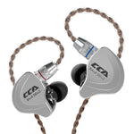 CCA CCA-C10 Plugue de 3,5 mm Banhado a Ouro Auricular Intra-auricular Híbrido Controlado por Fio de Dez Unidades, sem Microfone