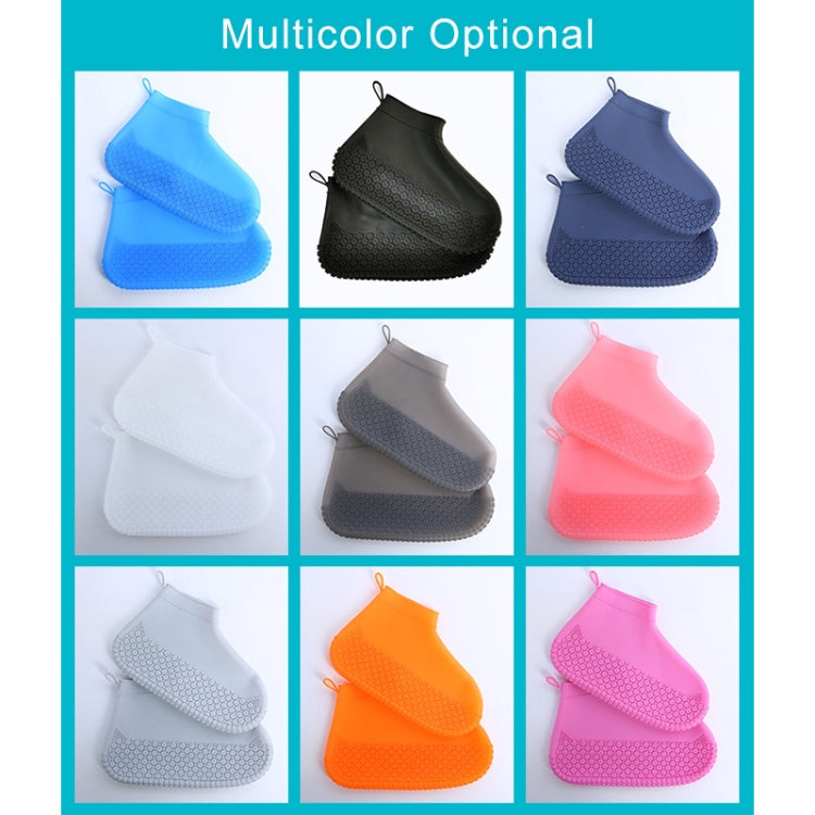 Capa de Botas de Silicone Antiderrapante Espessada Resistente ao Desgaste e à Água, S, M, L