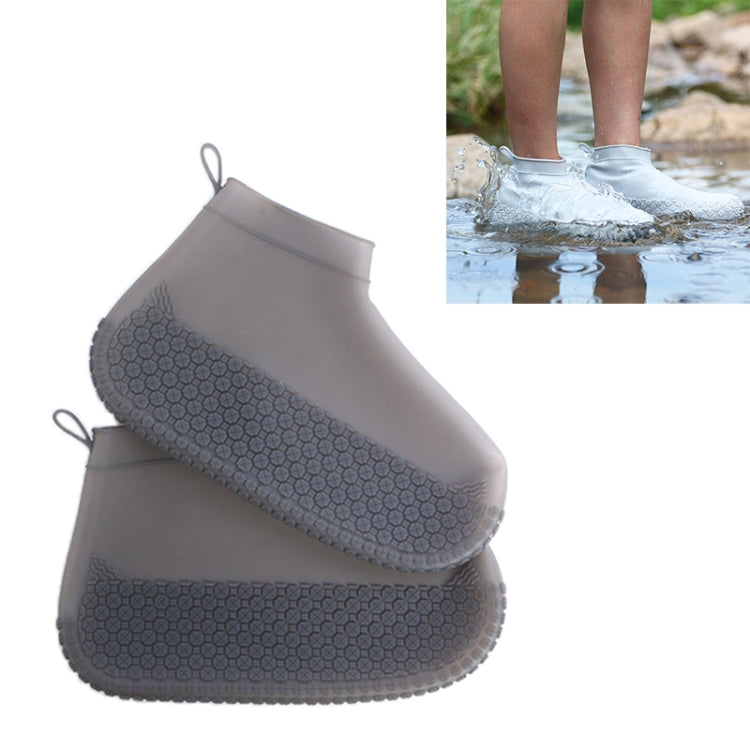 Capa de Botas de Silicone Antiderrapante Espessada Resistente ao Desgaste e à Água, S, M, L