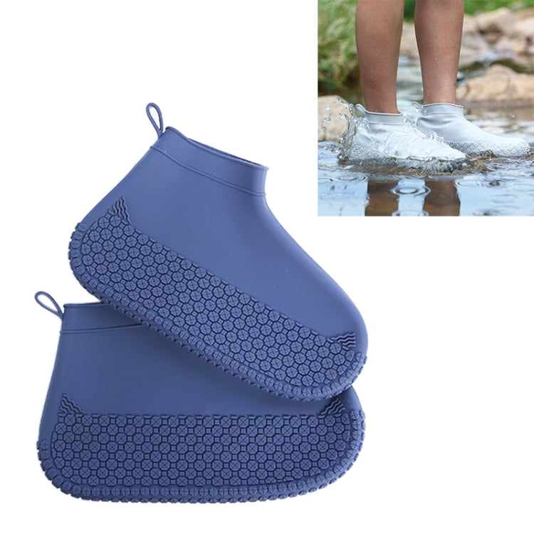 Capa de Botas de Silicone Antiderrapante Espessada Resistente ao Desgaste e à Água, S, M, L