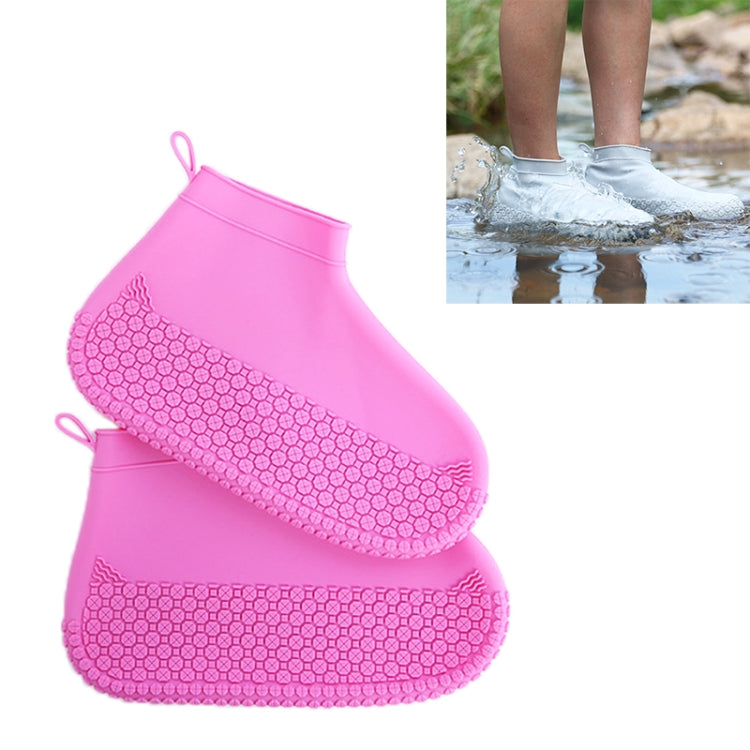 Capa de Botas de Silicone Antiderrapante Espessada Resistente ao Desgaste e à Água, S, M, L