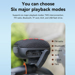 Coluna Bluetooth TWS para Bicicleta ao Ar Livre T&G TG-392, À Prova de Água IPX5