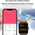 Relógio Inteligente ET540 com Ecrã de 1,91 polegadas, IP67 à Prova de Água, Correia em Silicone, Suporta ECG / Medição Não Invasiva de Glicose no Sangue, ET540 (Azul), ET540 (Vermelho)