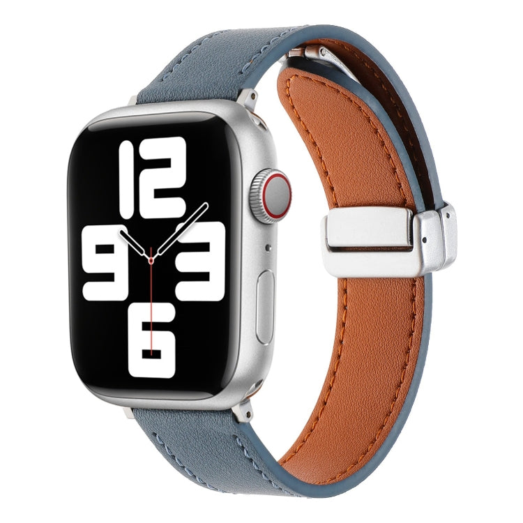 Magnetic Buckle Skin Feel Leather Watch Band, For Apple Watch 42mm, For Apple Watch 38mm, For Apple Watch Serie 3 38mm, For Apple Watch Serie 3 42mm, For Apple Watch Serie 2 42mm, For Apple Watch Serie 2 38mm