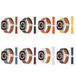 Correia de Relógio em Pele com Fecho Magnético Sensação na Pele, Para Apple Watch Série 6 40mm, Para Apple Watch Série 6 44mm, Para Apple Watch Série 5 44mm, Para Apple Watch Série 5 40mm, Para Apple Watch Série 4 44mm, Para Apple Watch 42mm