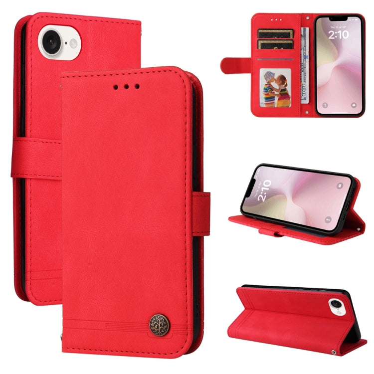 Capa para telemóvel em pele Life Tree com sensação de pele, para iPhone 17e / 16e, para iPhone 17 Pro Max, para iPhone 17 Pro, para iPhone 17, para iPhone Air, para iPhone 16 Pro Max, para iPhone 16 Pro, para iPhone 16 Plus, para iPhone 16