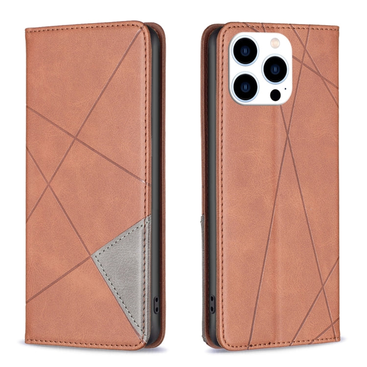 Capa para telemóvel em pele magnética com textura de losangos, para iPhone 17 Pro Max, para iPhone 17 Pro, para iPhone 17, para iPhone Air, para iPhone 16 Pro Max, para iPhone 16 Pro, para iPhone 16 Plus, para iPhone 16