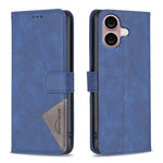 Capa para telemóvel em pele com fecho magnético e textura de losangos, para iPhone 17 Pro Max, para iPhone 17 Pro, para iPhone 17, para iPhone Air, para iPhone 16 Pro Max, para iPhone 16 Pro, para iPhone 16 Plus, para iPhone 16
