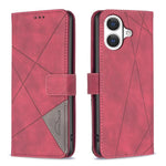 Capa para telemóvel em pele com fecho magnético e textura de losangos, para iPhone 17 Pro Max, para iPhone 17 Pro, para iPhone 17, para iPhone Air, para iPhone 16 Pro Max, para iPhone 16 Pro, para iPhone 16 Plus, para iPhone 16